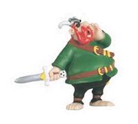 Plastoy - Astérix - Figurine Pirate Barbe-rouge