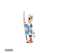 Plastoy Astérix Figurine Romain mordu par Idéfix - PVC - 7 cm