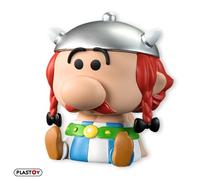 Plastoy – Tirelire – Astérix Chibi Obélix – Plastique – 14 cm