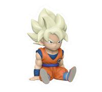 Plastoy Dragon Ball Super Tirelire Son Goku Super Saiyan - Plastique - 19 cm