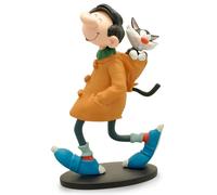 Plastoy Gaston Lagaffe Figurine Gaston Duffle Coat - Résine - 18 cm