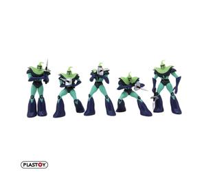 Plastoy Goldorak Coffret tubo de 5 figurines soldats de Vega - PVC - 7 cm