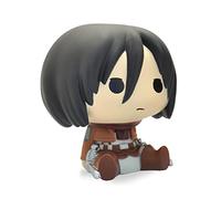 Plastoy L'Attaque des Titans Tirelire Chibi Mikasa Ackerman - Plastique - 12 cm