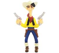 Plastoy Lucky Luke Figurine Lucky Luke avec Deux Pistolets - Résine - 8 cm