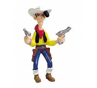 Plastoy Lucky Luke Figurine Lucky Luke avec Deux Pistolets - Résine - 8 cm