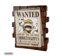 Plastoy Tirelire One Piece – Affiche Wanted Monkey D. Luffy – PVC 16 cm