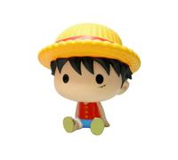Plastoy Tirelire One Piece Chibi Luffy PVC Rouge Mixte