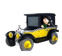 Plastoy Tirelire figurine Gaston taxi Fiat 509
