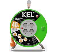 Plastrol Enrouleur de câble STANDARD LINE, SCHUKO ; 4x2p+Z ; IP20 ; 10A ; H05VV-F ; 3x1,5 ; 40m ; orange (W-97541)