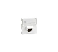 Plastron mosaic 45X45 incline 45° 1 port RJ45 cat 6 stp