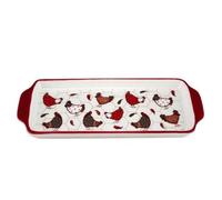 Plat à Cake en faience 30 x 12 cm Cotty