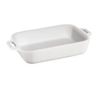 Plat à four 20 x 15 cm, blanc, céramique, Staub