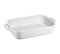 Plat à four 27 x 19 cm, blanc, céramique, Staub