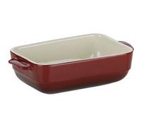 KELA Plat en céramique Malin - 32 x 19 x 6,5 cm - Rouge