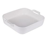 Plat à four carré Porcelaine Blanche 24x20.4x6