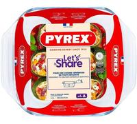 Plat a four carré - PYREX - Let's Share - 29 x 23 cm - Verre