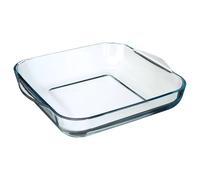Plat à Four Carré Verre 29cm Transparent