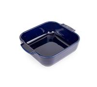 Plat à four céramique Appolia carré bleu 21 cm Peugeot