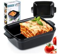 Plat à four en céramique - Vilde - 350 ml - Compatible four micro-ondes lave-vaisselle - Noir élégant