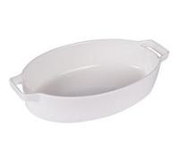 Plat à four ovale Porcelaine Blanche 23.2 x 14 x 6 cm
