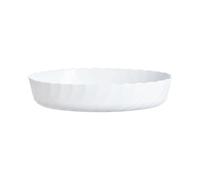 Plat À Four Ovale Blanc 32x24cm Smart Cuisine Trianon 250°C - Luminarc - Opale Culinaire Extra Léger Et Résistant