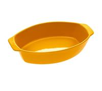 Plat à Four Ovale en Céramique Daom 28cm Jaune