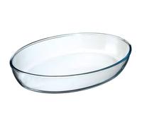 Plat à Four Ovale ""Verre"" 35cm Transparent