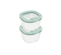 Plat à four PKV-087 240 ml, lot de 2, verre / silicone, Pebbly