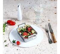 Plat à four Plaque à rôtir trilaminé Inox induction CRISTEL 10 cm x 12 cm