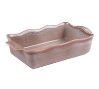 Plat à four rectangle Ely 27x16x7 cm brun - Table Passion - Marron - Porcelaine Marron G