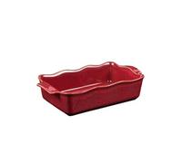 Plat à four rectangle Ely 27x16x7 cm rouge - - Rouge - Porcelaine