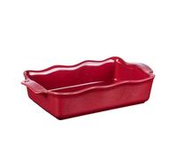 Table Passion – Plat à four Ely rectangulaire 31×17×7 cm porcelaine rouge