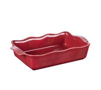 Table Passion - Plat à four rectangle Ely 36x21x8 cm rouge