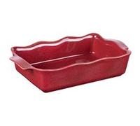 Table Passion – Plat à four rectangle Ely 36x21x8 cm rouge porcelaine