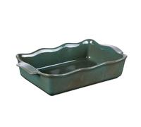 Table Passion - Plat à four rectangle Ely 36x21x8 cm vert