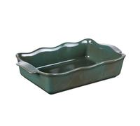 Table Passion – Plat à four rectangulaire Ely 36×21×8 cm vert