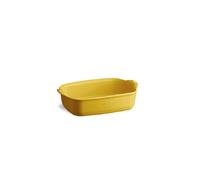 Plat à four rectangle - EMILE HENRY - 22 cm - Céramique haute résistance - Jaune - Compatible lave-vaisselle