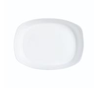Plat À Four Rectangulaire Blanc 30x22cm Smart Cuisine Carine 250°C - Luminarc - Opale Culinaire Extra Léger Et Résistant