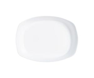 Plat À Four Rectangulaire Blanc 38x28cm Smart Cuisine Carine 250°C - Luminarc - Opale Culinaire Extra Léger Et Résistant
