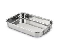 PLAT A FOUR RECTANGULAIRE INOX 41 X 31, Argent