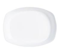 Plat de cuisson blanc 38 x 28 cm Smart Cuisine Carine