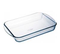 Plat À Four Rectangulaire Transparent, 39x23 Cm