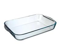 Plat à Four Rectangulaire ""Verre"" 40cm Transparent