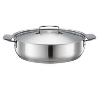 Fiskars Cocotte All Steel 28 cm – Avec couvercle, antiadhésive, compatible toutes cuisinières