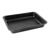 Zenker plat XXL Grand Rectangle Anti-adhésif Acier Noir 40 x 29 cm x 6 cm