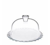 Pasabahce Plat à pâtisserie avec cloche 26 cm (lot de 2)