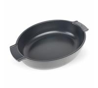 Plat à gratin ovale Peugeot, 31 cm, gris ardoise