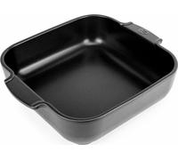 Plat à gratin Peugeot carré 28 cm, noir satiné