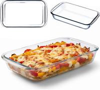 Plat à gratin - Plat à gratin - Céramique - Rectangulaire - Résistant à la chaleur - 1 l - Petit