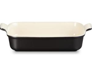 Plat à gratin rectangulaire LeCreuset 32 cm Tradition | Sélection Noir mat : Noir mat Couleur : Noir mat